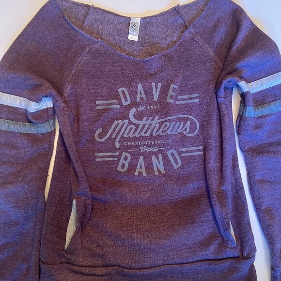 Dave Matthews Sweatshirt off shoulder Alternative Earth - Picture 1 of 1